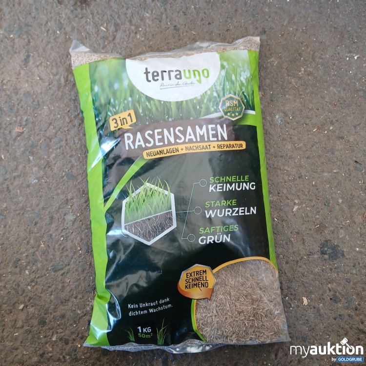 Artikel Nr. 956306: Terrauno 3in1 Rasensamen 1kg