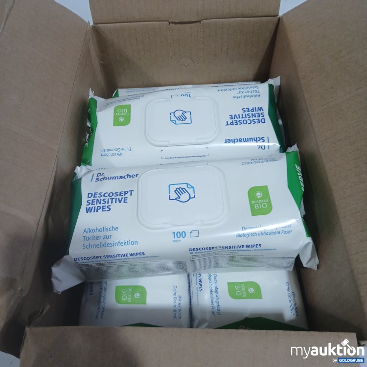 Artikel Nr. 964306: Dr. Schumacher Descosept Sensitive Wipes 5x100Stk 
