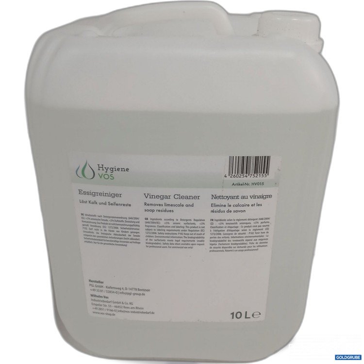 Artikel Nr. 986306 Artikel Nr. 986306: Hygiene Voss Essigreiniger 10L