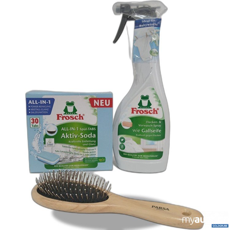 Artikel Nr. 995306 Artikel Nr. 995306: Diverse Reinigungsmittel + Haarbürste