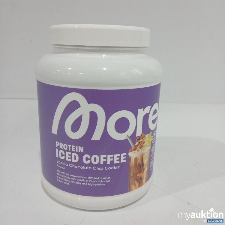 Artikel Nr. 870307 Artikel Nr. 870307: More Protein Iced Coffee Vanilla Chocolate Chip Cookie Flavour 500g