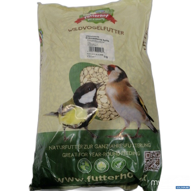 Artikel Nr. 891307: Futterhof Wildvogelfutter blanchierte Erdnusskerne Splits 5kg