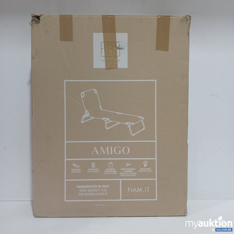 Artikel Nr. 916307: Fiam Amigo Liegestuhl Nero-black 