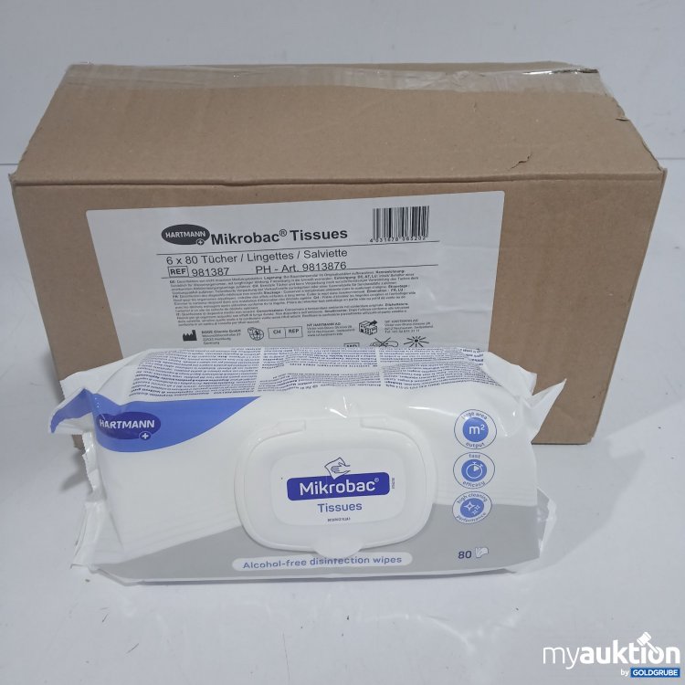Artikel Nr. 964307 Artikel Nr. 964307: Hartmann Mikrobac Tissues 6x80Stk