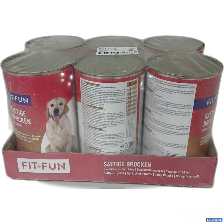 Artikel Nr. 978307: FIT+FUN Saftige Brocken Hund Lamm 6x1240 g