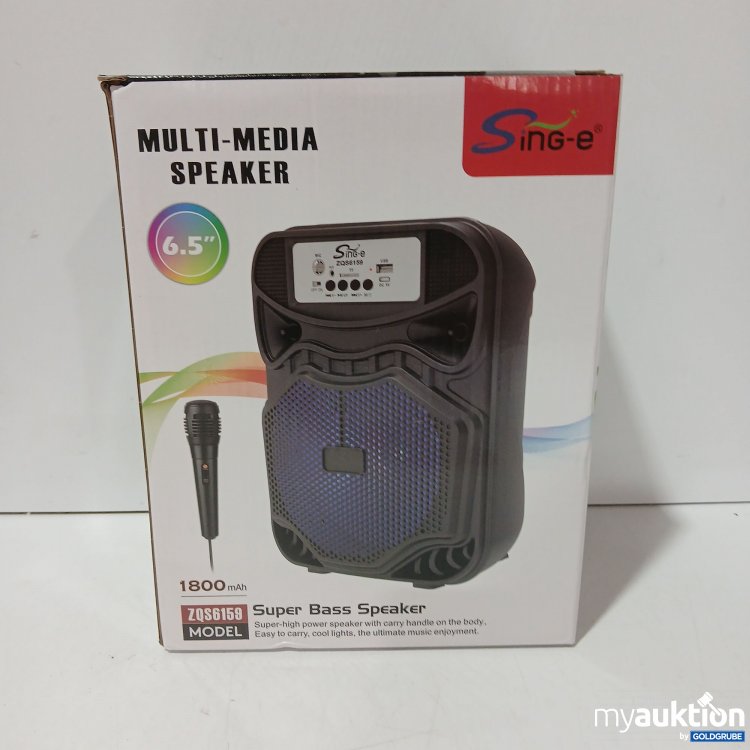 Artikel Nr. 998307 Artikel Nr. 998307: Sing e Multi Media Speker 6.5"