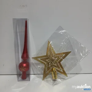 Auktion Weihnachtsschmuck 2x Spitzen