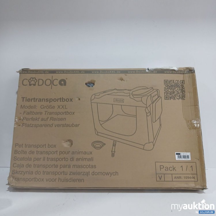 Artikel Nr. 446308: Deuba XXL Tiertransportbox XXL 109444 