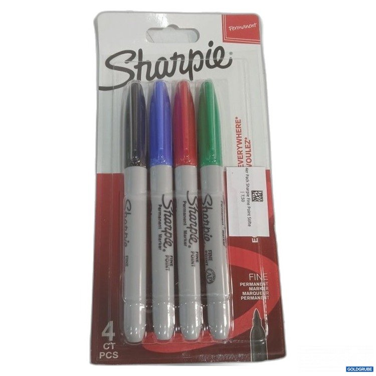 Artikel Nr. 465308: Sharpie Permanent Marker Fine Point 4Stk