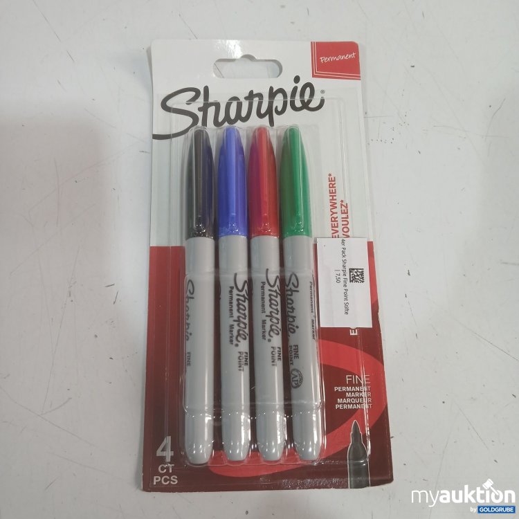 Artikel Nr. 465308: Sharpie Permanent Marker Fine Point 4Stk