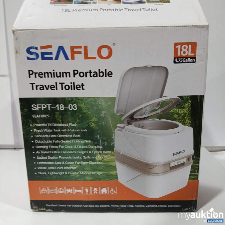 Artikel Nr. 802308 Artikel Nr. 802308: Seaflo Premium Portablr Travemünde Toilet SFPT-18-03