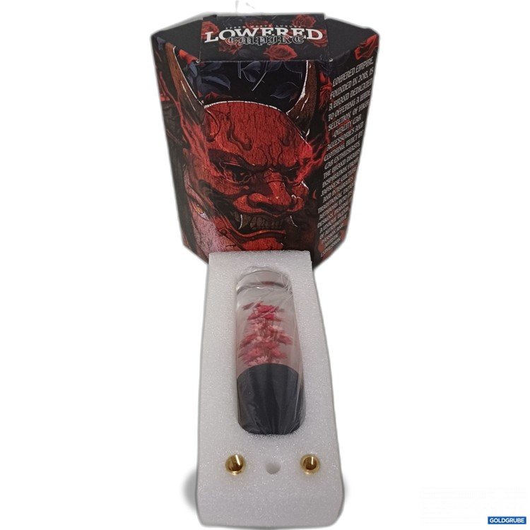 Artikel Nr. 917308: Lowstyle, transparenter Schaltknauf mit Trockenblumen