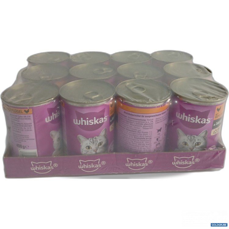 Artikel Nr. 958308: Whiskas Katzenfutter mit Geflügel in Sauce 12x400g