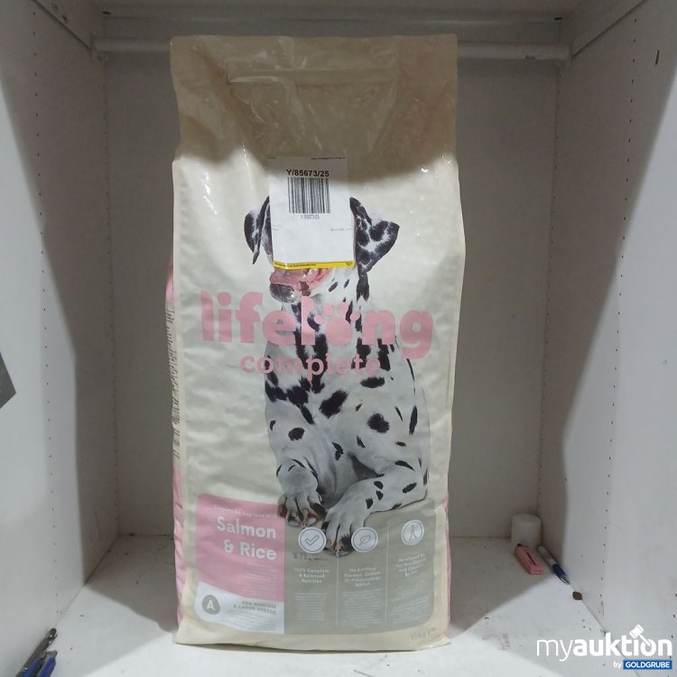 Artikel Nr. 971308 Artikel Nr. 971308: lifelong Complete Salmon & Rice 15 kg