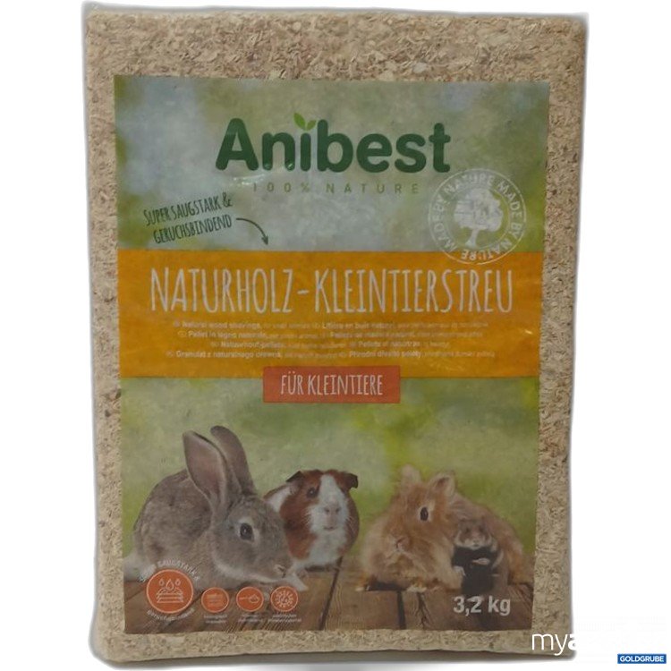 Artikel Nr. 973308: Anibest Naturholz-Kleintierstreu 3.2 kg