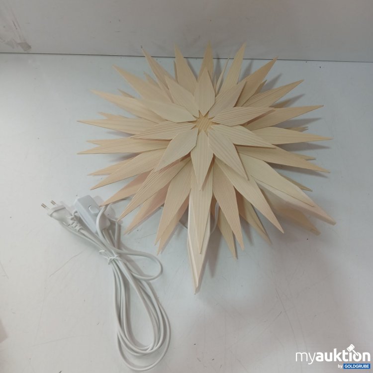 Artikel Nr. 989308: Diverse Holz-Blume mit Licht Dm ca 43cm