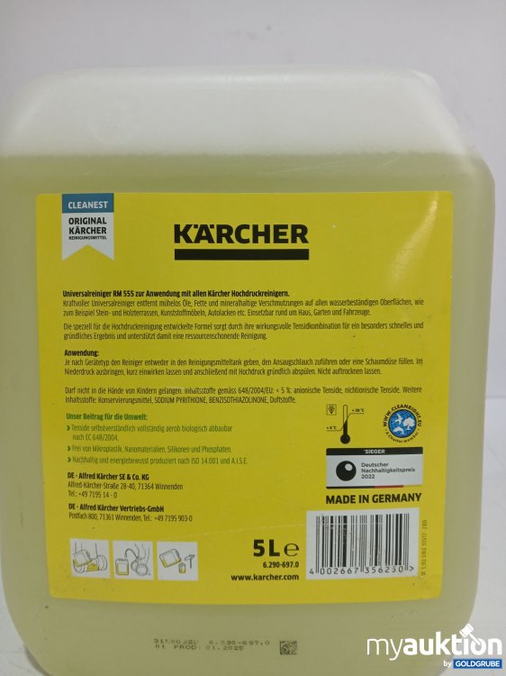 Artikel Nr. 995308 Artikel Nr. 995308: KÄRCHER Universal Reiniger 5l