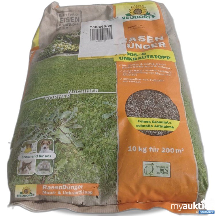Artikel Nr. 996308 Artikel Nr. 996308: Neudorff RasenDünger Moos- und Unkrautstopp 10 kg