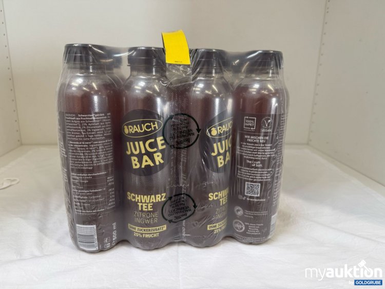 Artikel Nr. 394309: Rauch Juice Bar 0,5lx12 Schwarztee Zitrone Ingwer