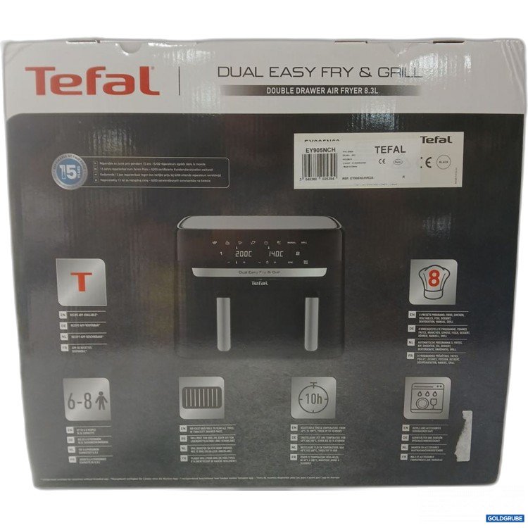 Artikel Nr. 447309 Artikel Nr. 447309: Tefal Dual Easy Fry & Grill EY905NCH 8.3 l 2280W