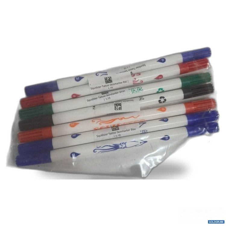 Artikel Nr. 465309 Artikel Nr. 465309: Squidster Tattoo Skinmarker verschiedene Farben 7Stk