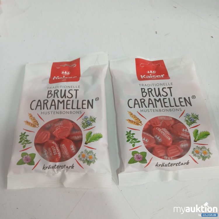 Artikel Nr. 809309 Artikel Nr. 809309: Kaiser Brust Caramellen Hustenbonbons je 100g