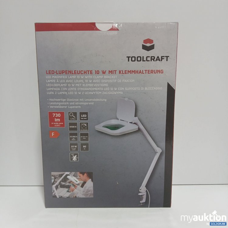 Artikel Nr. 814309 Artikel Nr. 814309: Toolcraft LED-Lupenleuchte 10W Klemmhalterung