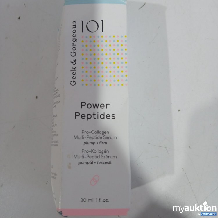 Artikel Nr. 874309 Artikel Nr. 874309: Geek&Gorgeous Power Peptides Pro-Collagen 30ml