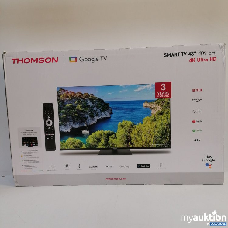 Artikel Nr. 888309 Artikel Nr. 888309: Thomson Smart TV 43" 4K Ultra HD Model:Thomson Smart TV 43UG5C14