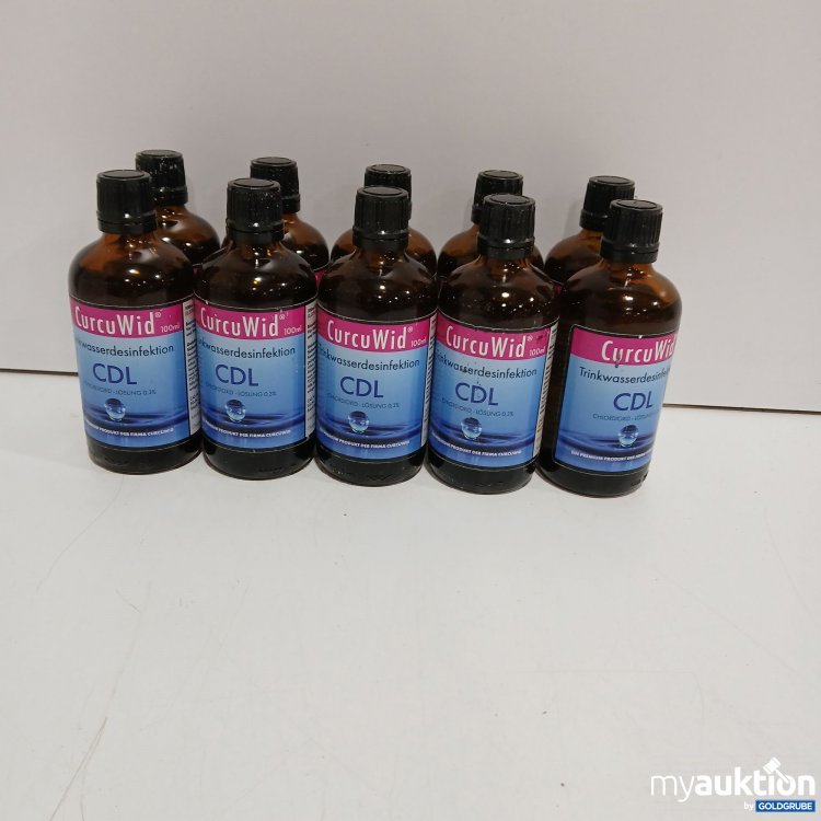 Artikel Nr. 890309: CurcuWid 10mal100ml  Trinkwasserdesinfektion CDL Chlordioxid-Lösung 0.3%