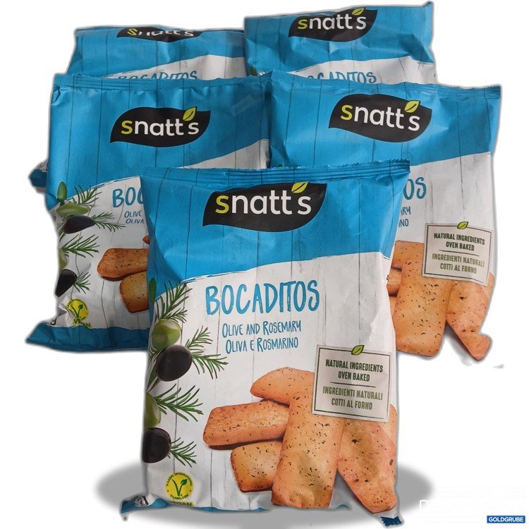 Artikel Nr. 920309: Snatts Bocaditos Olive and Rosemary 5x80g
