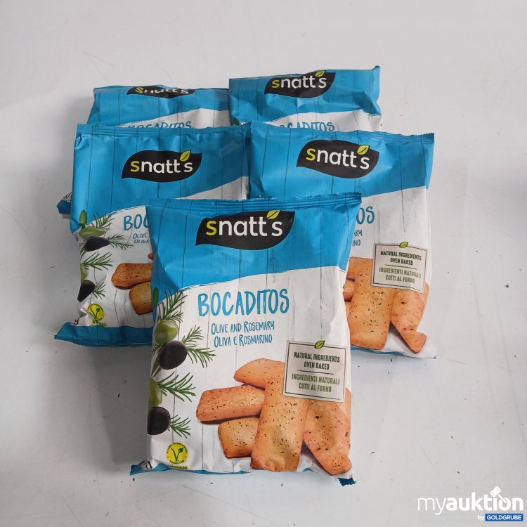 Artikel Nr. 920309: Snatts Bocaditos Olive and Rosemary 5x80g