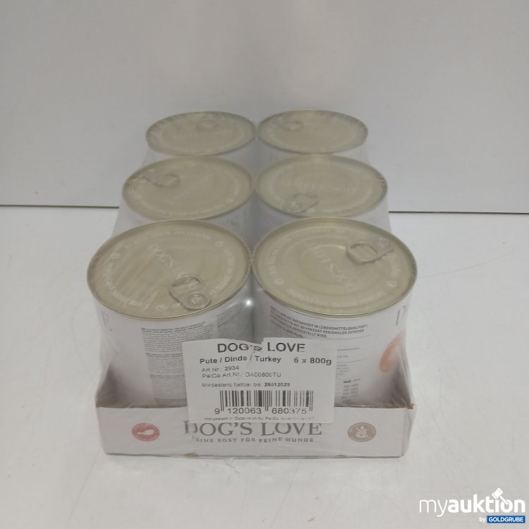 Artikel Nr. 462310: Dogs Love Pute 6x800g