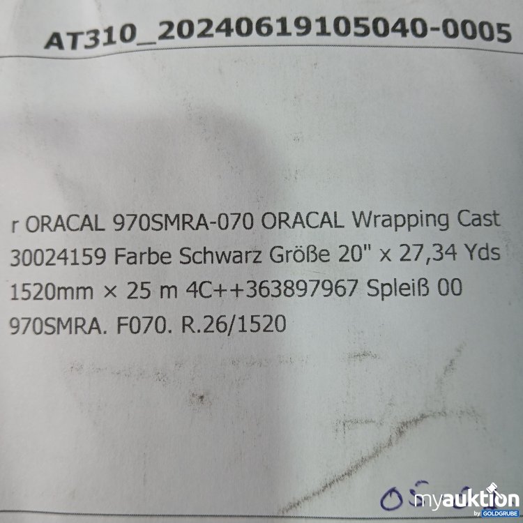 Artikel Nr. 520310 Artikel Nr. 520310: Matt Black 1520mm x25m