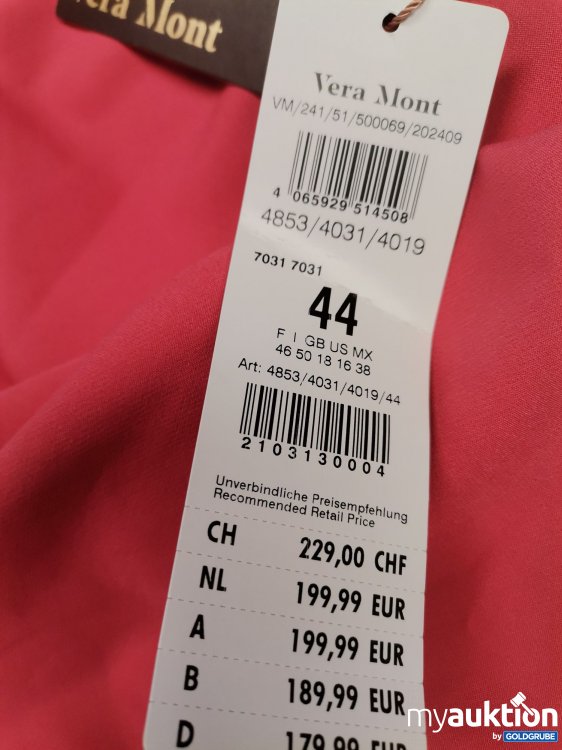 Artikel Nr. 880310 Artikel Nr. 880310: Vero mont Kleid