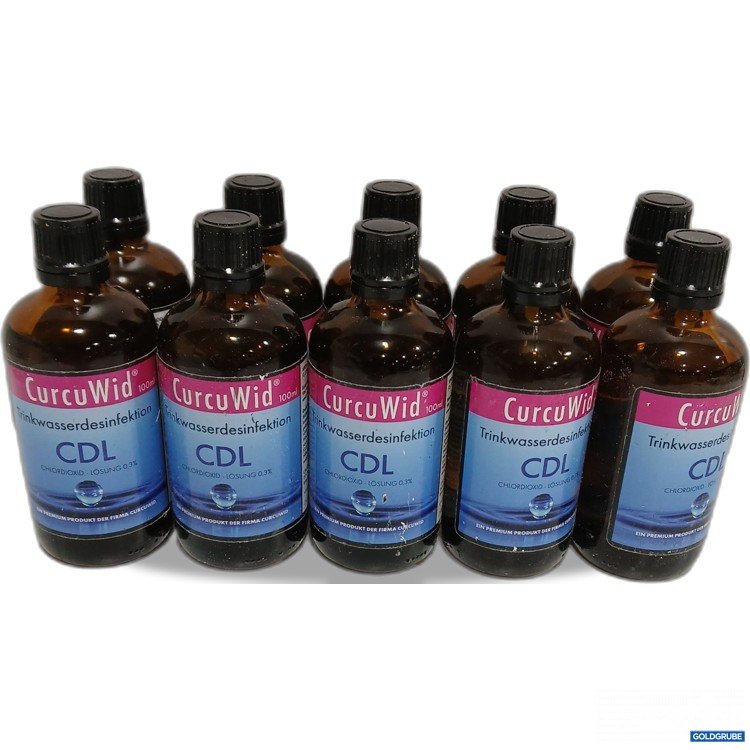 Artikel Nr. 890310: CurcuWid 10mal100ml Trinkwasserdesinfektion CDL Chlordioxid-Lösung 0.3% 