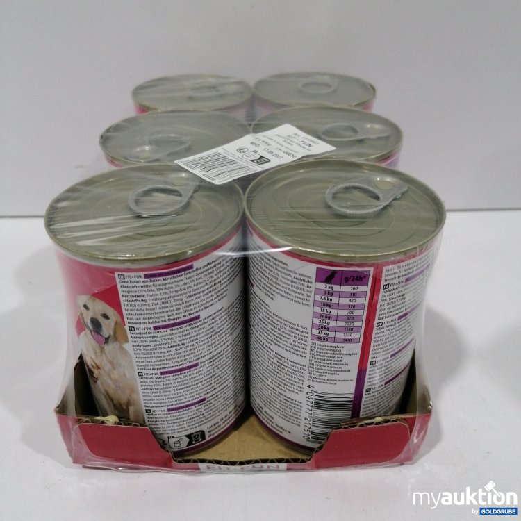 Artikel Nr. 891310: Fit+Fun Pastete mit 5 leckeren Sorten 6x400g