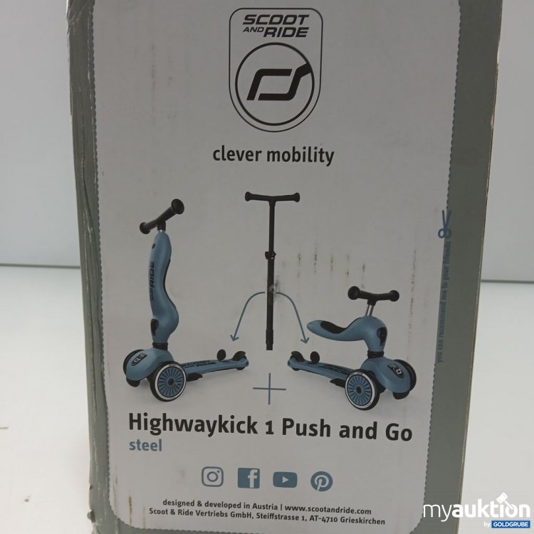 Artikel Nr. 921310: Scoot and Ride Highwaykick 1 Push Go Steel 240527