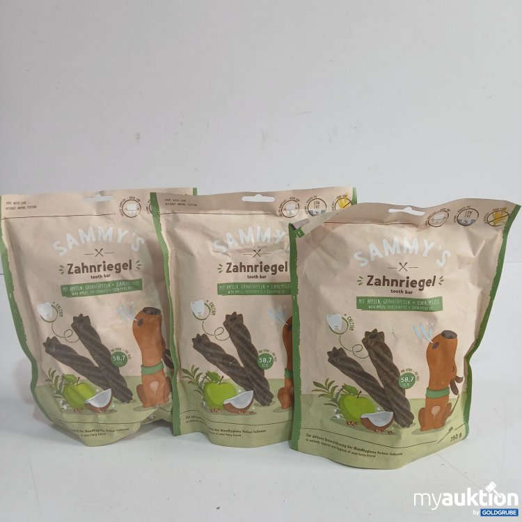 Artikel Nr. 958310: Sammy's Zahnriegel je 250g 