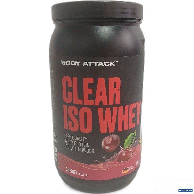 Artikel Nr. 460311 Artikel Nr. 460311: Body Attack clear Iso Whey cherry Flavour 900g