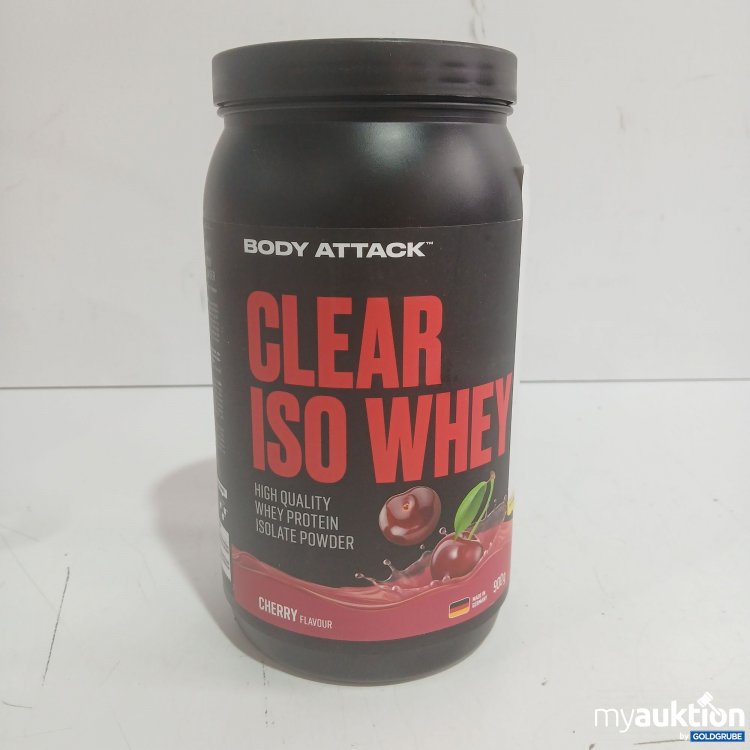 Artikel Nr. 460311 Artikel Nr. 460311: Body Attack clear Iso Whey cherry Flavour 900g
