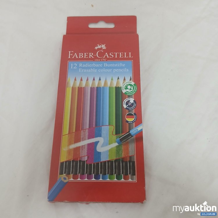Artikel Nr. 817311 Artikel Nr. 817311: Faber-Castell 12 Radierbare Buntstifte