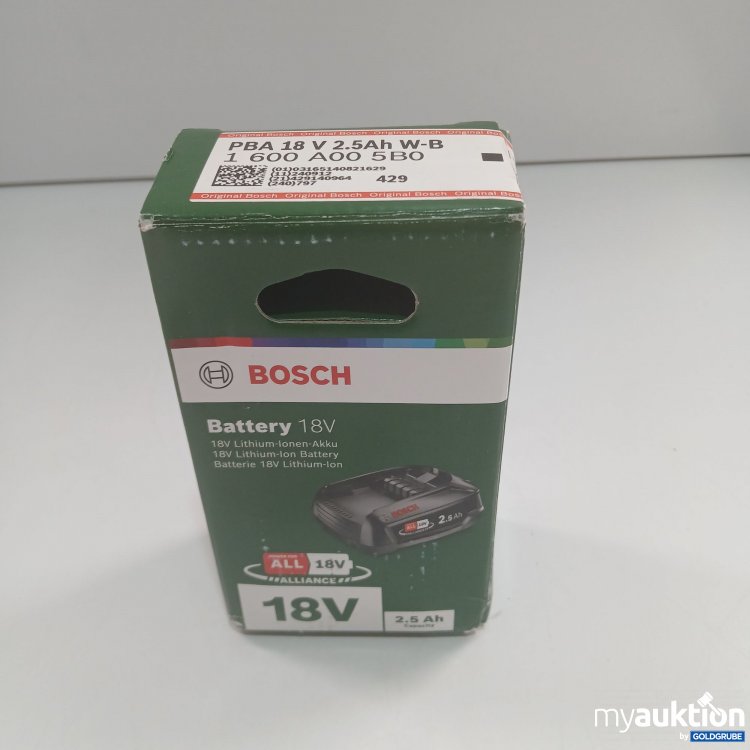 Artikel Nr. 846311 Artikel Nr. 846311: Bosch Battery 18V