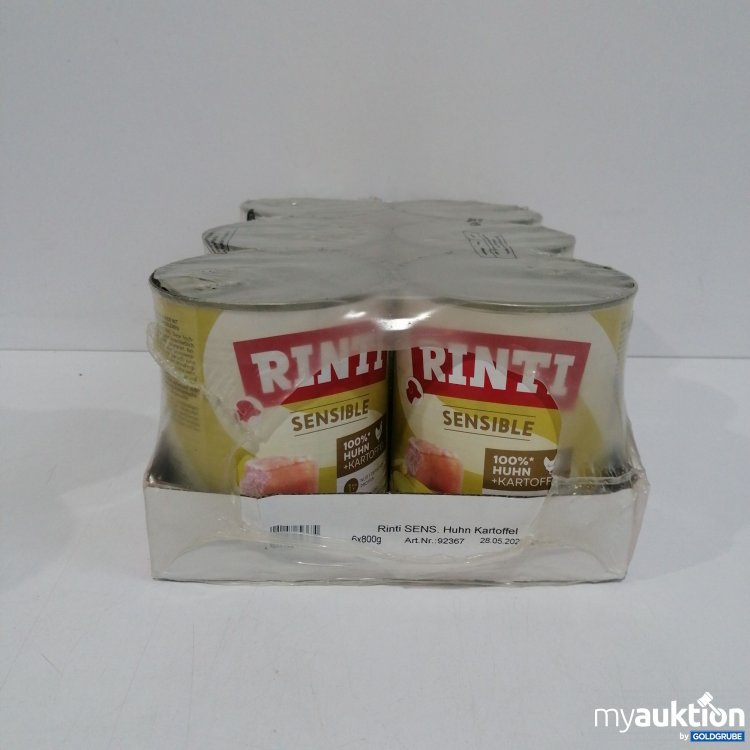 Artikel Nr. 855311: Rinti Sensible Huhn und Karotten 6x800g