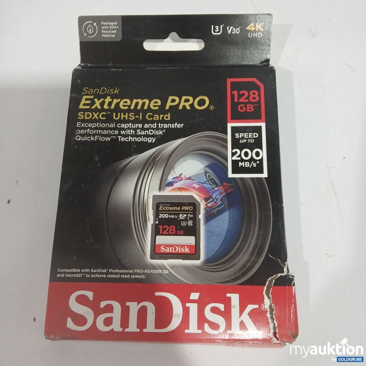 Artikel Nr. 876311: SanDisk Extreme Pro SDXC UHS-I Card 128GB 