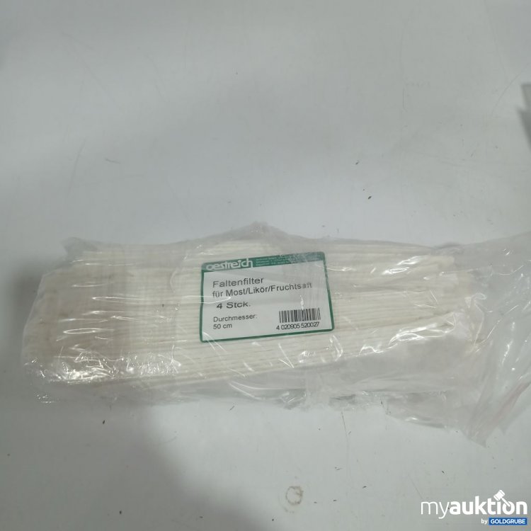Artikel Nr. 912311: Oestreich Faltenfilter für Most/Likör/Früchte 50 cm 4 Stück