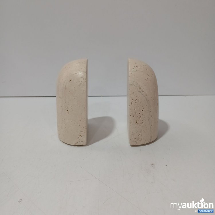 Artikel Nr. 955311: Buchstützen aus Travertin