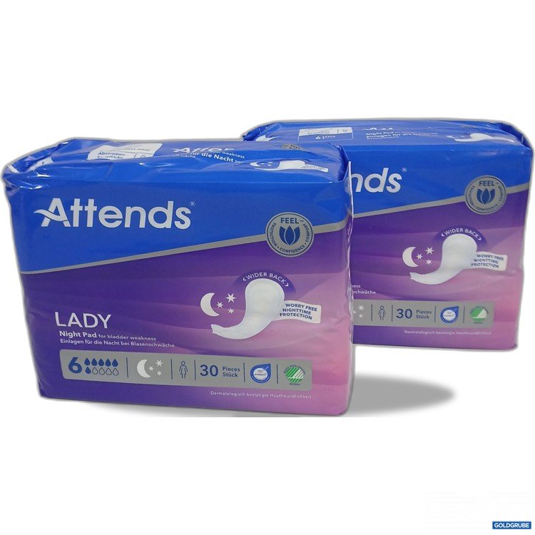 Artikel Nr. 956311: Attends Lady Night Pad 30stk 