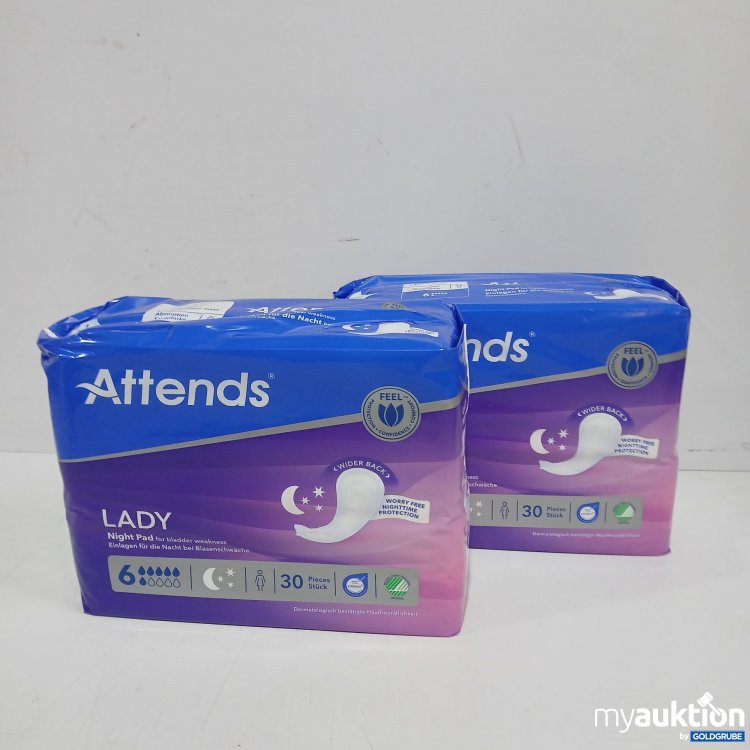Artikel Nr. 956311: Attends Lady Night Pad 30stk 