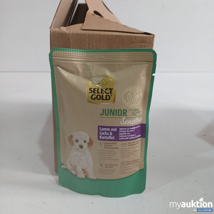 Artikel Nr. 959311: Select Gold Junior Sensitive Lamm mit Lachs & Kartoffel 12x100g 